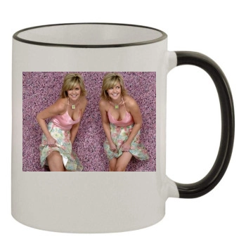 Amanda Tapping 11oz Colored Rim & Handle Mug