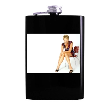 Amanda Tapping Hip Flask