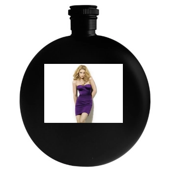 Amber Heard Round Flask