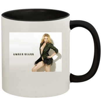 Amber Heard 11oz Colored Inner & Handle Mug