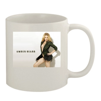 Amber Heard 11oz White Mug