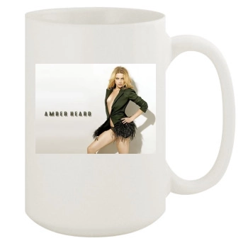 Amber Heard 15oz White Mug