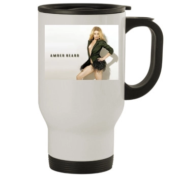 Amber Heard Stainless Steel Travel Mug