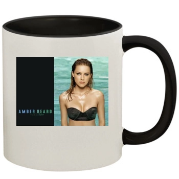 Amber Heard 11oz Colored Inner & Handle Mug