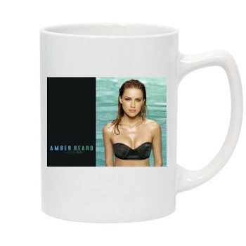 Amber Heard 14oz White Statesman Mug