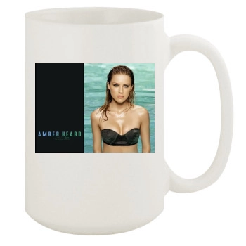 Amber Heard 15oz White Mug