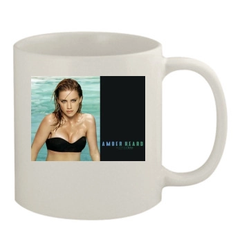 Amber Heard 11oz White Mug