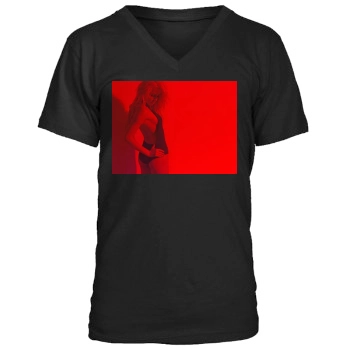 Amber Heard Men's V-Neck T-Shirt