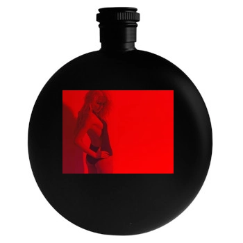 Amber Heard Round Flask