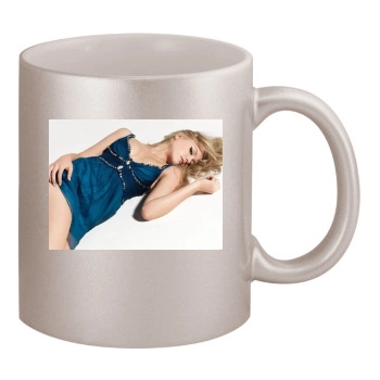 Amber Heard 11oz Metallic Silver Mug