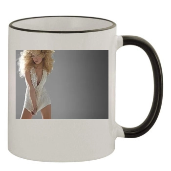 Amber Heard 11oz Colored Rim & Handle Mug