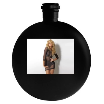 Amber Heard Round Flask