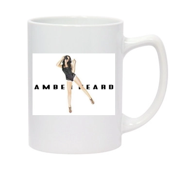 Amber Heard 14oz White Statesman Mug