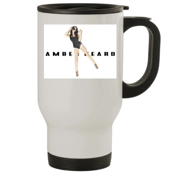 Amber Heard Stainless Steel Travel Mug