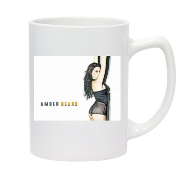 Amber Heard 14oz White Statesman Mug