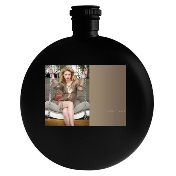 Amber Heard Round Flask