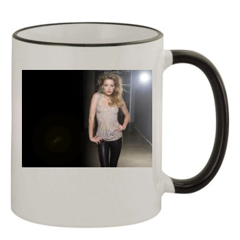 Amber Heard 11oz Colored Rim & Handle Mug