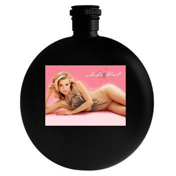 Amber Heard Round Flask