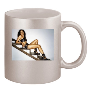 Amerie 11oz Metallic Silver Mug