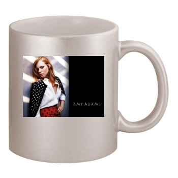 Amy Adams 11oz Metallic Silver Mug