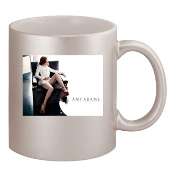 Amy Adams 11oz Metallic Silver Mug