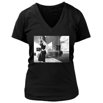 Amy Adams Women's Deep V-Neck TShirt