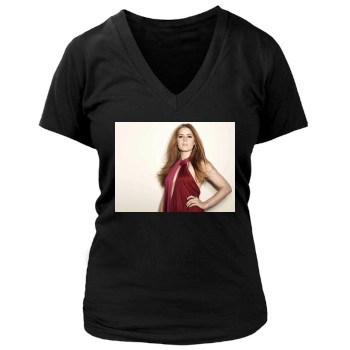 Amy Adams Women's Deep V-Neck TShirt