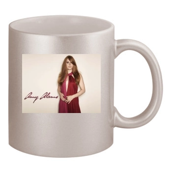 Amy Adams 11oz Metallic Silver Mug