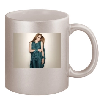 Amy Adams 11oz Metallic Silver Mug