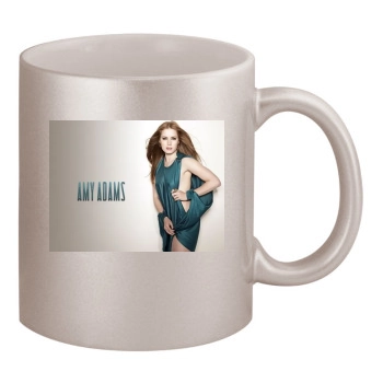 Amy Adams 11oz Metallic Silver Mug