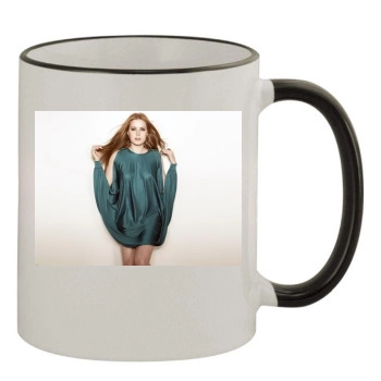 Amy Adams 11oz Colored Rim & Handle Mug