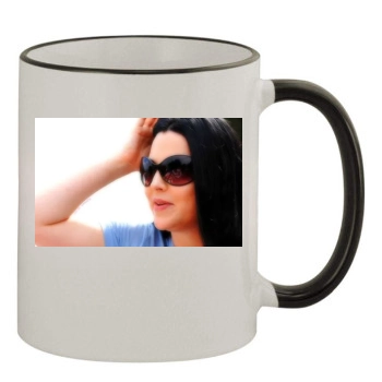 Amy Lee 11oz Colored Rim & Handle Mug