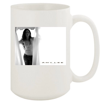 Amy Lee 15oz White Mug