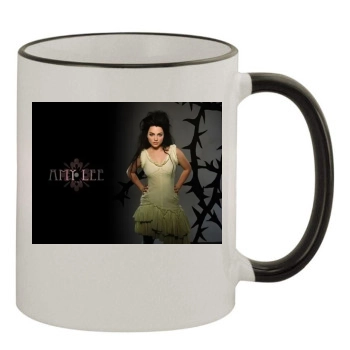 Amy Lee 11oz Colored Rim & Handle Mug