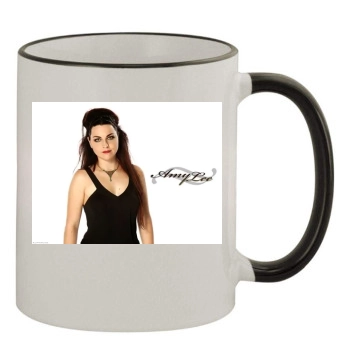 Amy Lee 11oz Colored Rim & Handle Mug