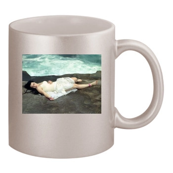 Amy Lee 11oz Metallic Silver Mug