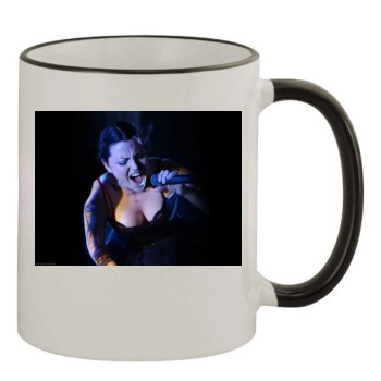 Amy Lee 11oz Colored Rim & Handle Mug