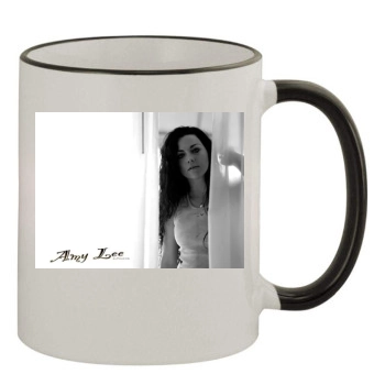 Amy Lee 11oz Colored Rim & Handle Mug