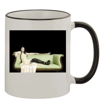 Amy Lee 11oz Colored Rim & Handle Mug