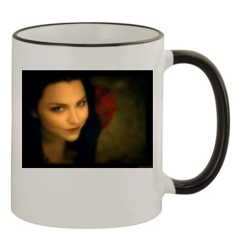 Amy Lee 11oz Colored Rim & Handle Mug