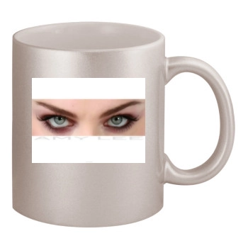 Amy Lee 11oz Metallic Silver Mug