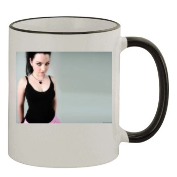 Amy Lee 11oz Colored Rim & Handle Mug