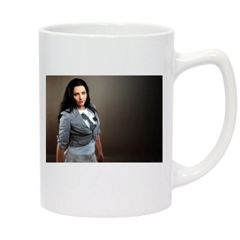 Amy Lee 14oz White Statesman Mug