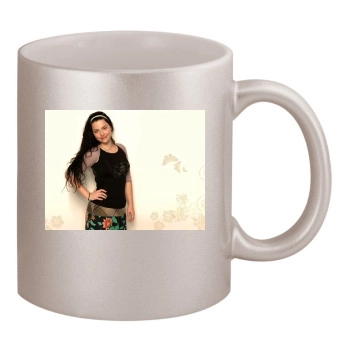 Amy Lee 11oz Metallic Silver Mug