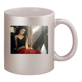 Amy Lee 11oz Metallic Silver Mug