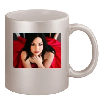 Amy Lee 11oz Metallic Silver Mug