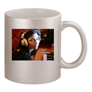 Amy Lee 11oz Metallic Silver Mug