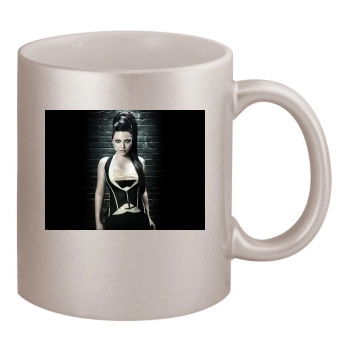 Amy Lee 11oz Metallic Silver Mug