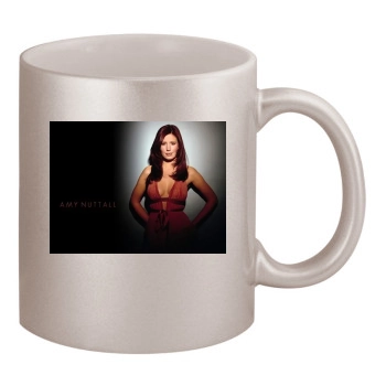 Amy Nuttall 11oz Metallic Silver Mug