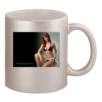 Amy Nuttall 11oz Metallic Silver Mug